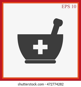 Mortar and pestle icon