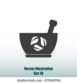 Mortar and pestle icon