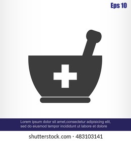 Mortar and pestle icon