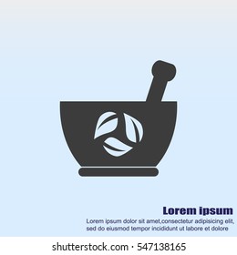 Mortar and pestle icon