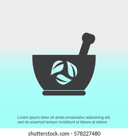 Mortar and pestle icon