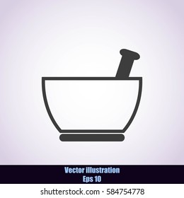 Mortar and pestle icon