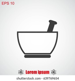 Mortar and pestle icon