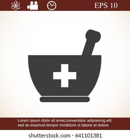 Mortar and pestle icon