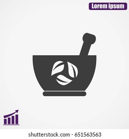Mortar and pestle icon