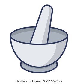 Plantilla de diseño de Vector de icono de mortero y pedestal