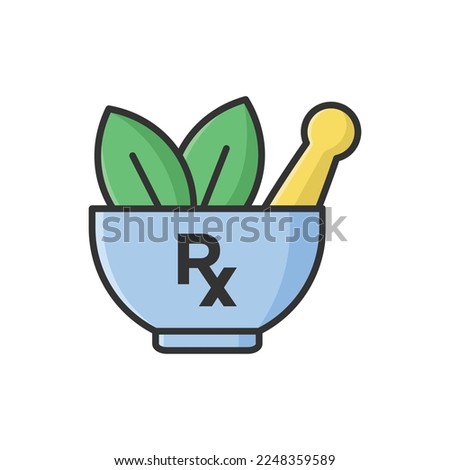 mortar and pestle icon vector design template in white background