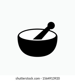 
Mortar and Pestle Icon - Vector, Sign and Symbol for Design, Presentation, Website or Apps Elements.  