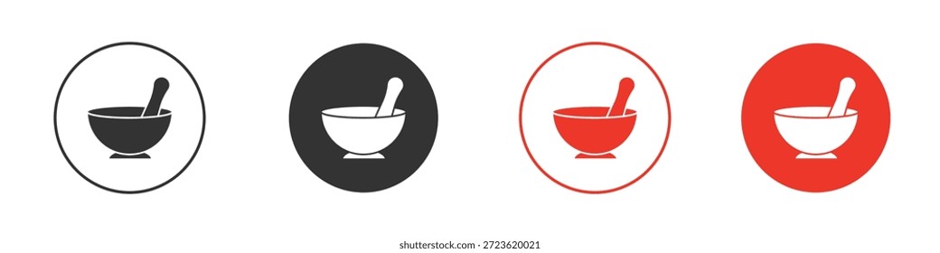 Icono de mortero. Diseño de Vector de Web