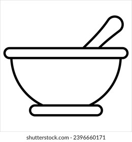 Mortar and Pestle, Medical and Healthcare web icon