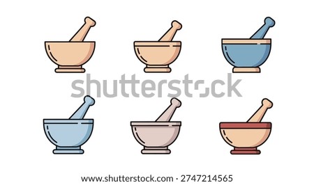 Mortar and Pestle modern smooth abstract