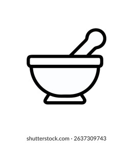 Mortar and pestle on White Background represent healthcare concept