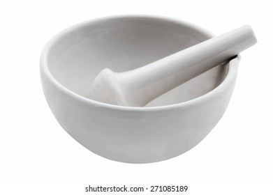 mortar and pestle, vector
