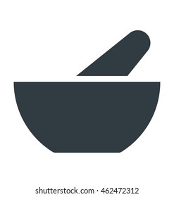 Mortar and Pestle Vector Icon