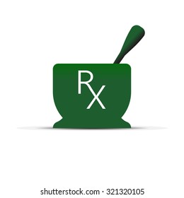 mortar and pestle vector icon symbol