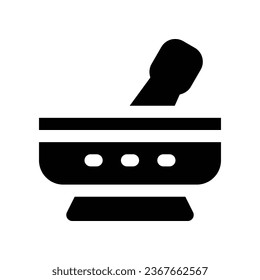 mortar solid icon. vector icon for your website, mobile, presentation, and logo design.