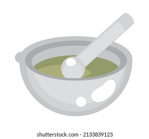 mortar with spell magical icon