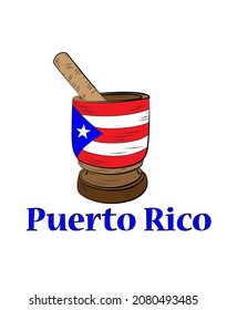 mortar traditional symbol of Puerto Rico