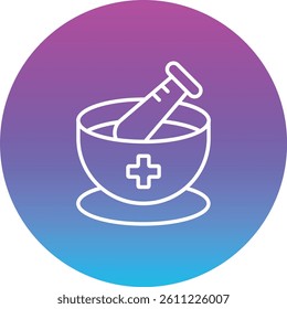 Mortar vector icon. Can be used for printing, mobile and web applications.