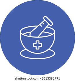 Mortar vector icon. Can be used for printing, mobile and web applications.