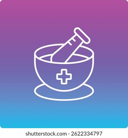 Mortar vector icon. Can be used for printing, mobile and web applications.