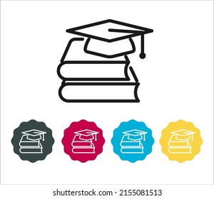 Mortarboard - Graduation Cap - Icon as EPS 10 File