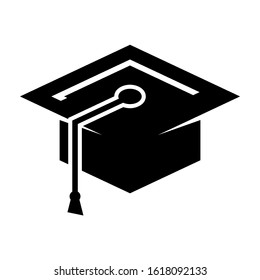 mortarboard icon isolated sign symbol vector illustration - high quality black style vector icons
