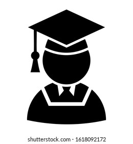 mortarboard icon isolated sign symbol vector illustration - high quality black style vector icons
