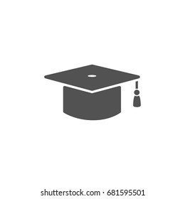 Mortarboard icon on a white background