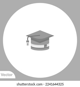 Mortarboard icon sign vector,Symbol, logo illustration for web and mobile