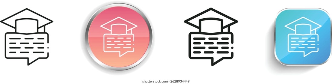 Mörtelkarton-Symbol. Design mit dünnen Linien, regelmäßigen Linien und Schaltflächen einzeln auf weißem Hintergrund