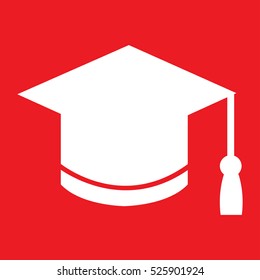 mortarboard Icon Vector Illustration