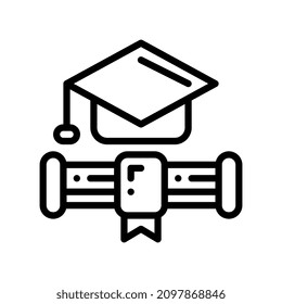 icono de estilo de línea de tablero de símbolos. ilustración vectorial para diseño gráfico, sitio web, aplicación. EPS 10