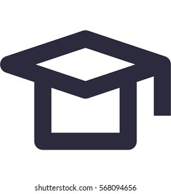 Mortarboard Vector Icon