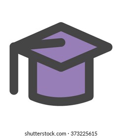 Mortarboard Vector Illustrationa
