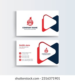 Mortgage Business Card – Real estate corporate business card Template modern and Clean design. House and Clean Business Card Template