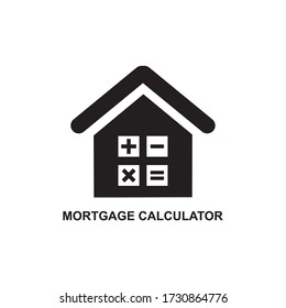 MORTGAGE CALCULATOR ICON , ACCOUNTING ICON