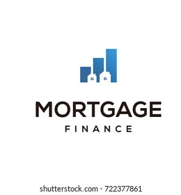 Mortgage Finance Logo Vector Template