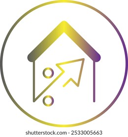 Mortgage icon design for personal commercial use