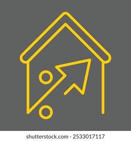 Mortgage icon design for personal commercial use