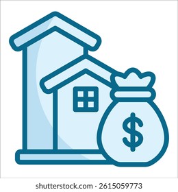 Mortgage Icon Element For Design