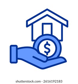 Mortgage Icon Element For Design
