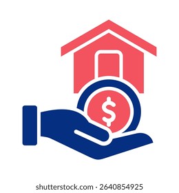 Mortgage Icon Element For Design