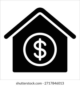 Mortgage Icon Element For Design
