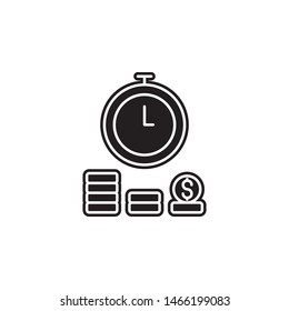 mortgage icon. Simple glyph, flat vector of Real Estate icons for UI and UX, website or mobile application