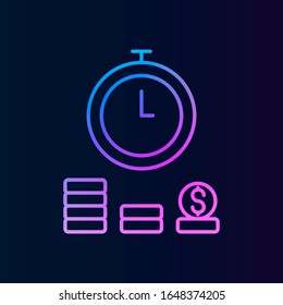 Mortgage  icon. Simple thin line, outline vector of real estate icons for ui and ux, website or mobile application