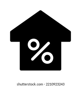Mortgage Icon Vector Symbol Design Illustration