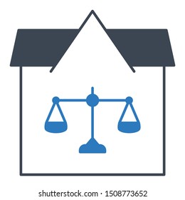 Mortgage Insurance Civil Litigation Specialist Vector Icon