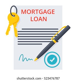 Mortgage Loan Concept