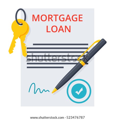 Mortgage loan Concept